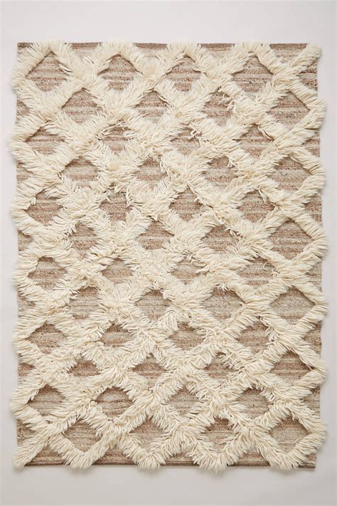 Pinned from rewardStyle | Flokati rug, Anthropologie rug, Area rug pad