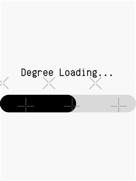 Degree Loading Sticker For Sale By Soulcloudstudio Redbubble