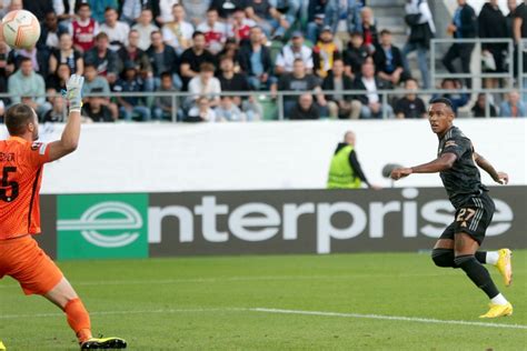 Marquinhos fights back the tears as he scores on Arsenal debut in Europa League clash at FC ...