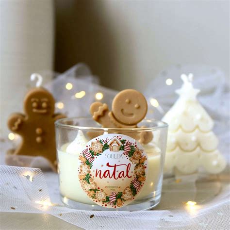 Kit Velas Aromáticas Especial de Natal Doce Natal Aroma Panetone