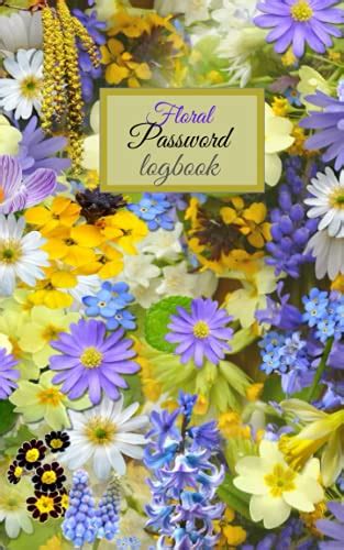 Floral Password Logbook Personal Internet Address And Password Logbook