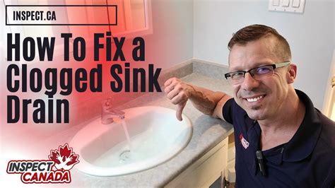 How To Fix A Slow Draining Or Clogged Bathroom Sink Youtube