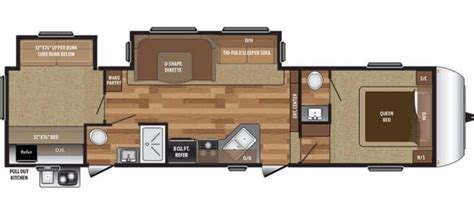 5th Wheel Front Bunkhouse Floor Plans Floorplans Click