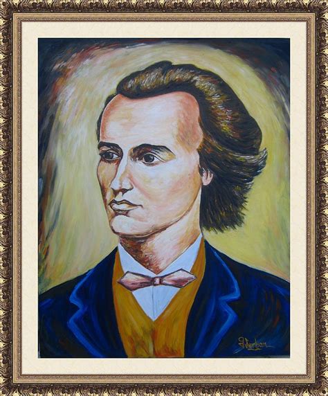 Mihai Eminescu Painting by Gicu Serban