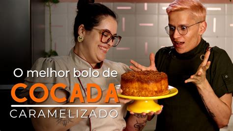 Bolo De Coco Caramelizado Willian Pereira Baker