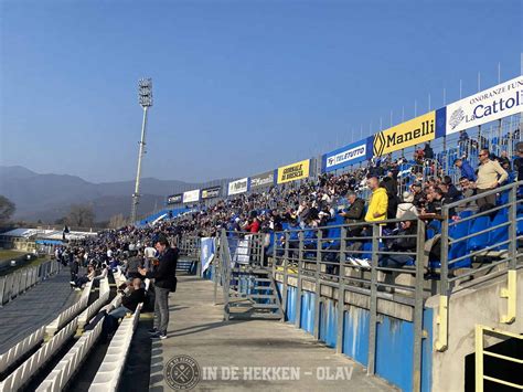 Een stadion gebouwd in een stadion: Brescia | In de Hekken