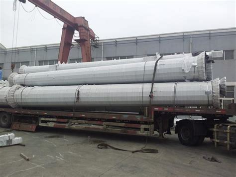 Hot Dip Steel Tubular Pole Mm Galvanized Metal Conical Electric Power