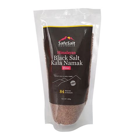 Himalayan Black Salt Kala Namak Fine G Safesalt Australia