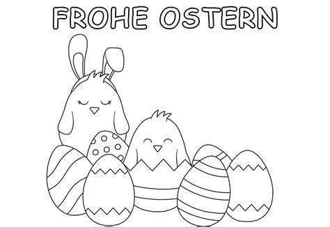 Osterbilder Zum Ausmalen Für Kinder