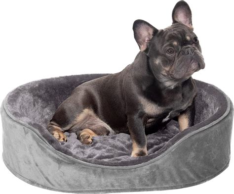 Cama Para Perro Furhaven Pet Ovalada Redonda Para Relajarse Y No