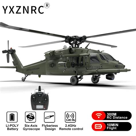 Yxznrc Uh Black Hawk Rc Helicopter With Axis Gyro G Ch