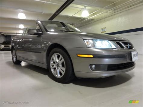 Steel Gray Metallic 2006 Saab 9 3 20t Convertible Exterior Photo