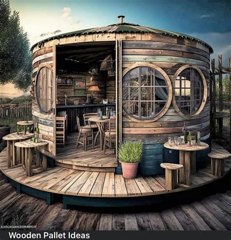 Rustic Outdoor Bar for Your Backyard