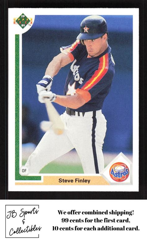 1991 Upper Deck Steve Finley 794 Houston Astros EBay