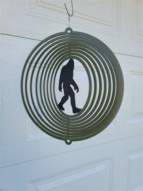 Bigfoot Wind Spinner For Yard Sasquatch Gifts Cryptidcore Decor