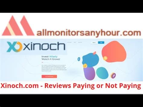 Xinoch Reviews Paying Or Not Paying All Hyip Monitors Hour