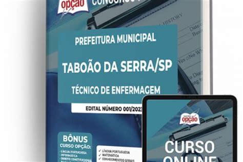 Baixar Apostila Prefeitura Taboão da Serra SP 2023 Técnico de Enfermagem