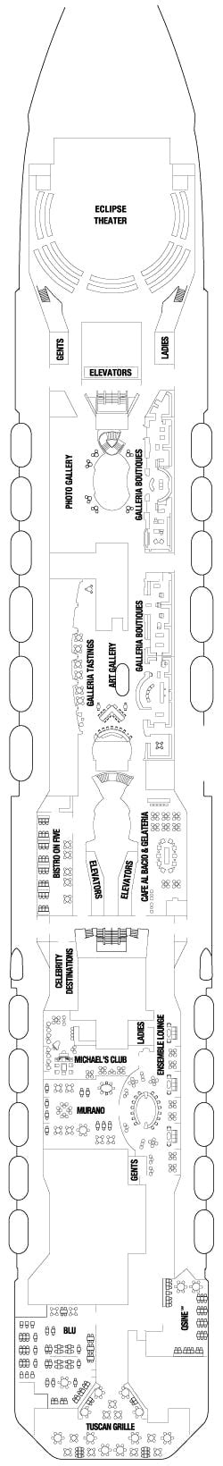 Celebrity Eclipse deck plans - Cruiseline.com