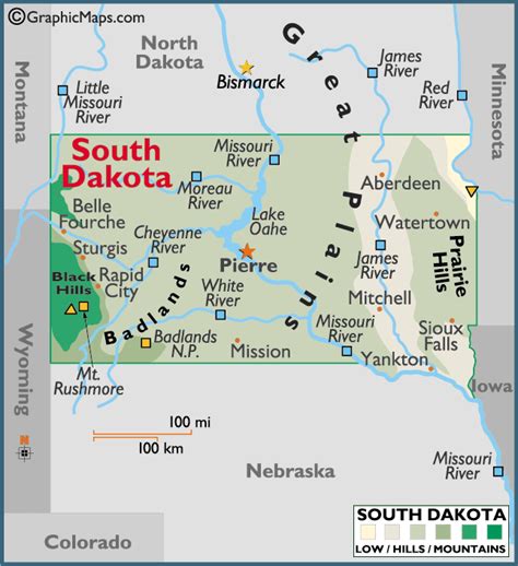 South Dakota Carte