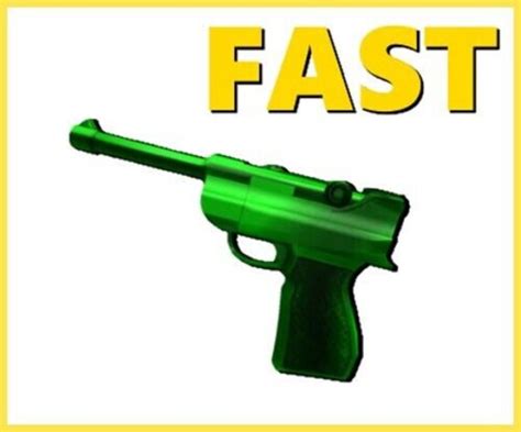 Roblox Murder Mystery 2 Mm2 Green Luger Read Description Etsy