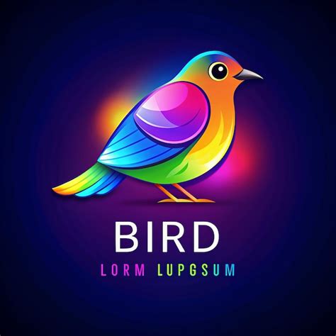 Premium Photo Free Vector Colorful Bird Illustration Gradient Bird