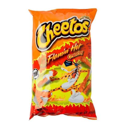 Cheetos Crunchy Flaming Hot Carton