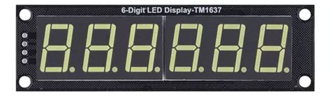 Tubo De M Dulo De Pantalla Digital Led D Gitos Segmentos Meses