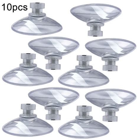 Pcs Mm Clear Thumb Screw Clear Suction Cups White Nut