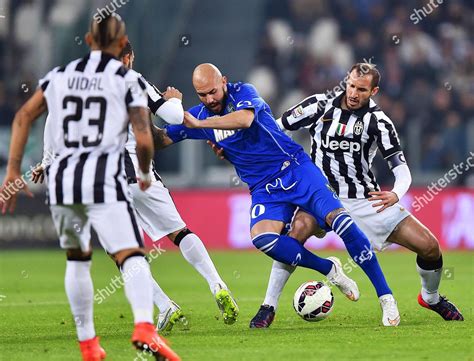 Juventus Giorgio Chiellini R Action Against Editorial Stock Photo