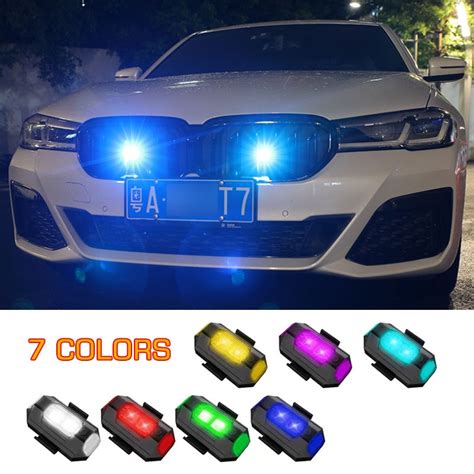 Clignotant Anti Collision Led Pour Voiture Lampes Stroboscopiques