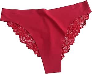Amazon Women S Stretch Bikini Panty Lace Trim Colors Comfy Sexy Underwear Satin