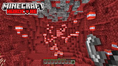 J ai EXPLOSÉ des TNT pour la NETHERITE sur Minecraft HARDCORE YouTube