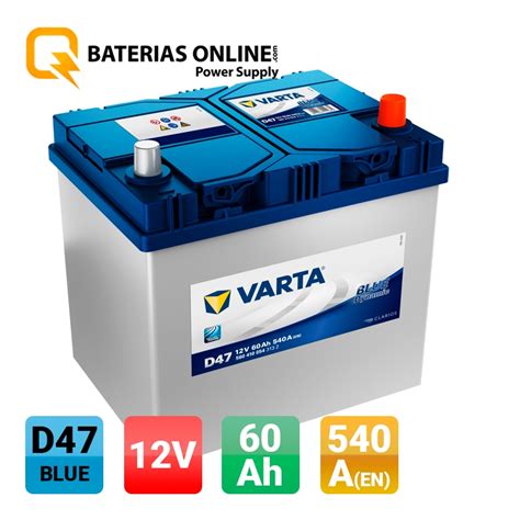 Battery Varta D47 60Ah From 40Ah to 60Ah