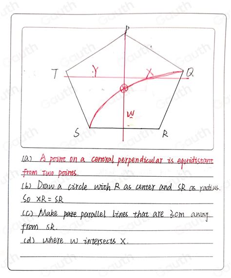 Solved Diagram In The Answer Space Below Shows A Regular Pentagon