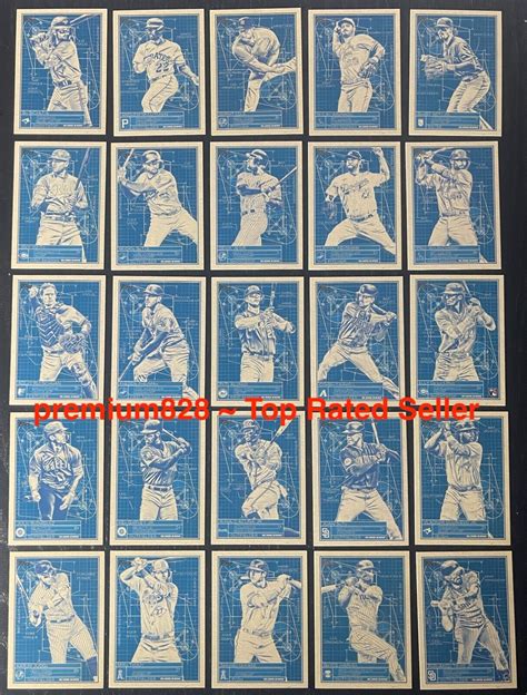 2024 Topps Series 1 SUPERSTAR BLUEPRINT 25 Card Complete Insert Set