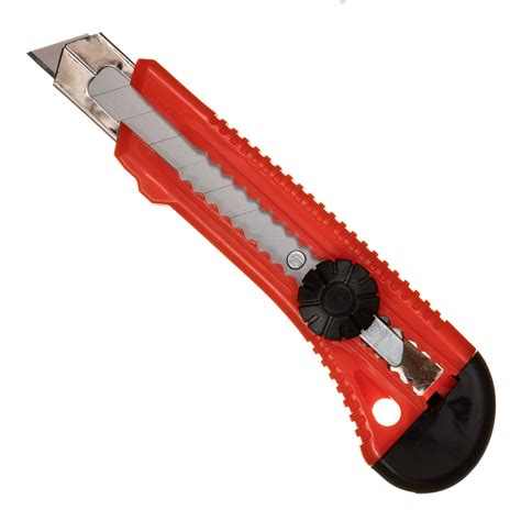 Нож строительный Vira 18 мм с ломающимся лезвием пластиковый корпус с ...