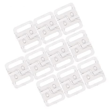 Abbraccia 5xPlastic Bikini Bra Clips Hook Swimwear Bikini Accessories 14mm Clear 5 Pcs Walmart