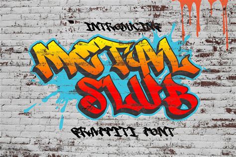 Metal Slub graffiti font – Cikareotype