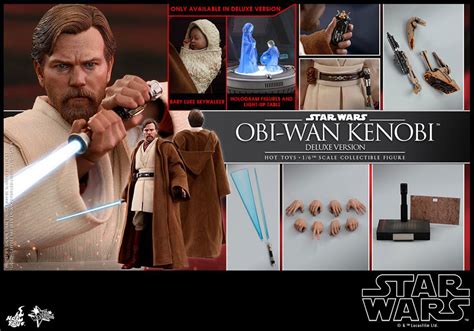 Hot Toys Ep Iii Obi Wan Kenobi Comes With Baby Luke And Holograms