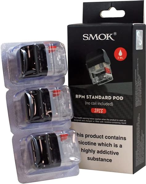 SMOK RPM 40 Standard Pod 2mL Refillable Pod For RPM 40 Kit Compatible