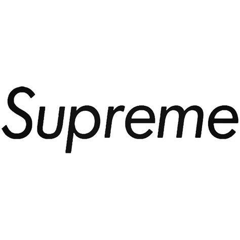 White Supreme Logo - LogoDix