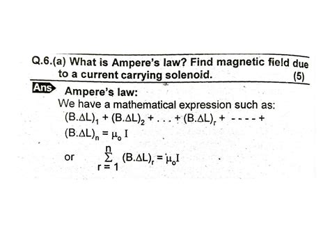 SOLUTION: Ampere s law - Studypool