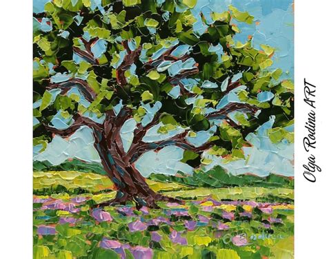 Original Acrylic Live Oak Painting - Etsy