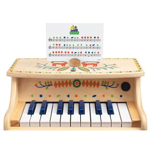 Piano en bois électronique enfant Animambo Djeco 79 90