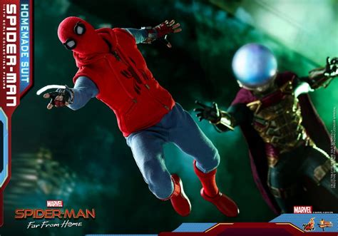 Hot Toys Spider Man Far From Home Spider Man Homemade Suit Version Figures