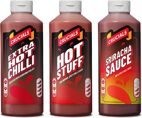 Crucials Hot Stuff Sauce Ml Amazon Co Uk Grocery