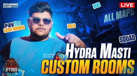 Sunday Dhamaka Subscriber Customs🔥 Bgmi Live Hydra Mastizone 🐉🧡