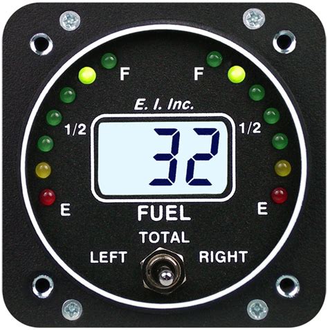 Electronics International Fl 2 Dual Fuel Level Gauge Resistive Aircraft Spruce