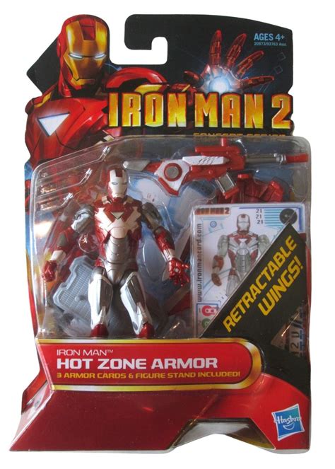 Iron Man 2 3 75 Inch Hot Zone Armor Iron Man Action Figure Doug S Toy Box