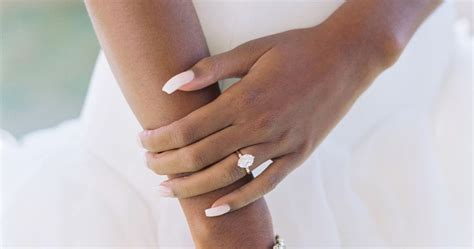 Nude Ombre Nail For Brides